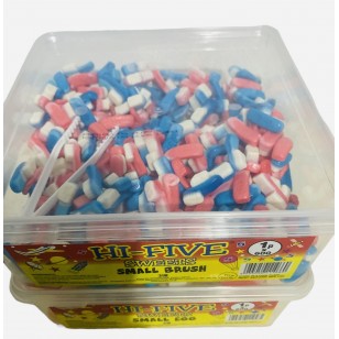 Hi Five Jelly Sweets Small Brush 100% Halal Full Tub 600 Pcs